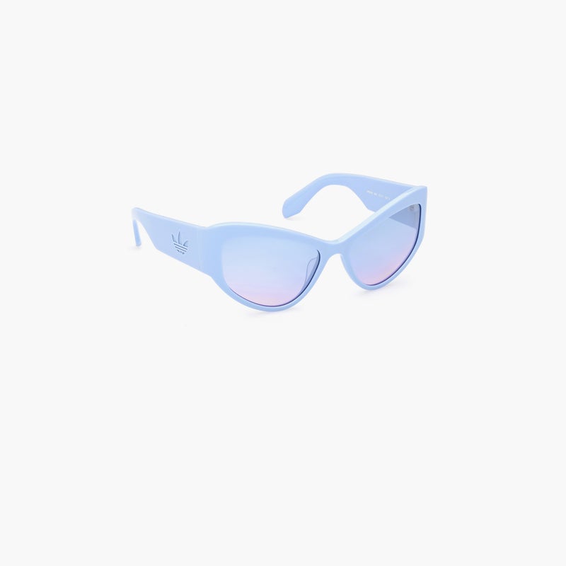 Adidas Geometric Blue Mirror Sunglasses for Women - Image 3